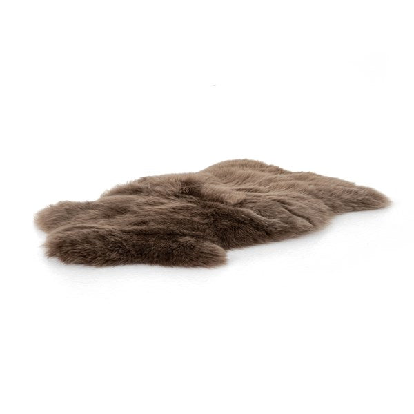 Lalo Lambskin Throw-Taupe