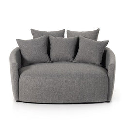 Chloe Media Lounger - Fallon Charcoal by Four Hands