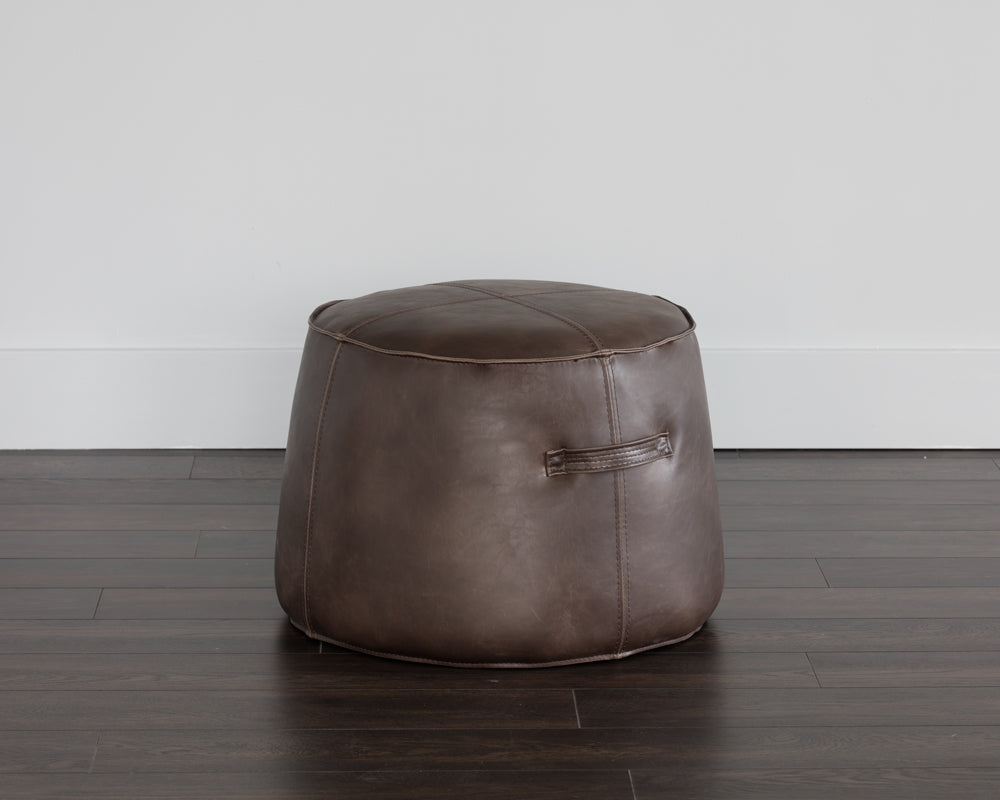 Mitchell Ottoman - Havana Dark Brown