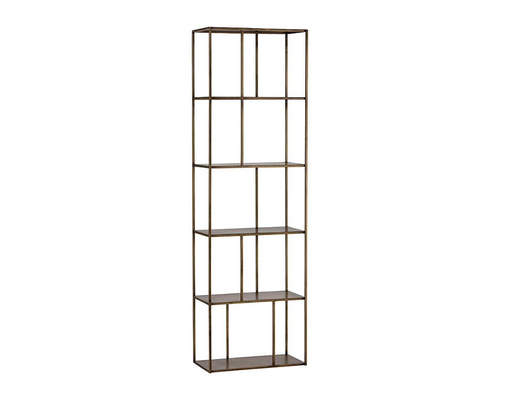 Eiffel Bookcase - Small - Antique Brass