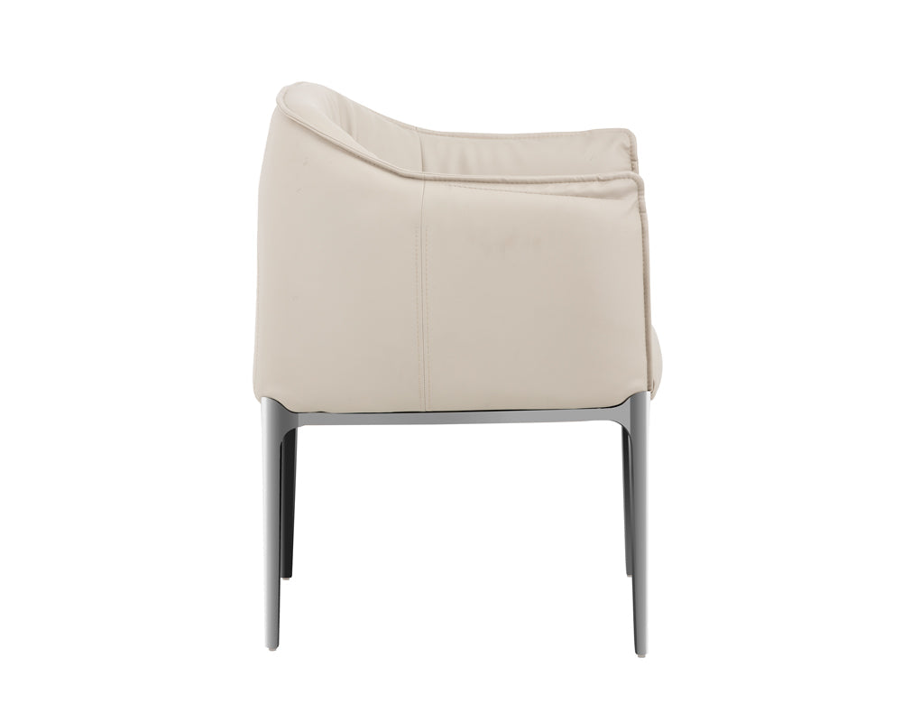 Jax Dining Armchair - Barely Beige