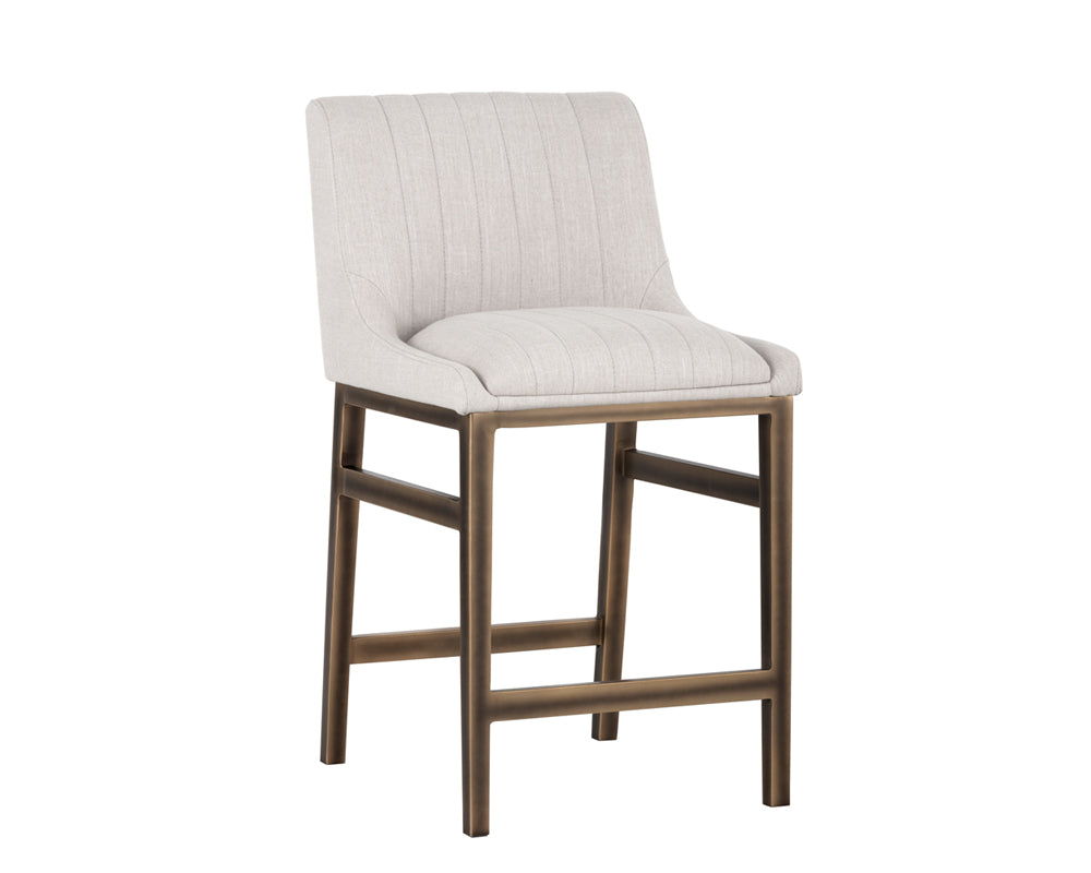 Halden Counter Stool - Beige Linen