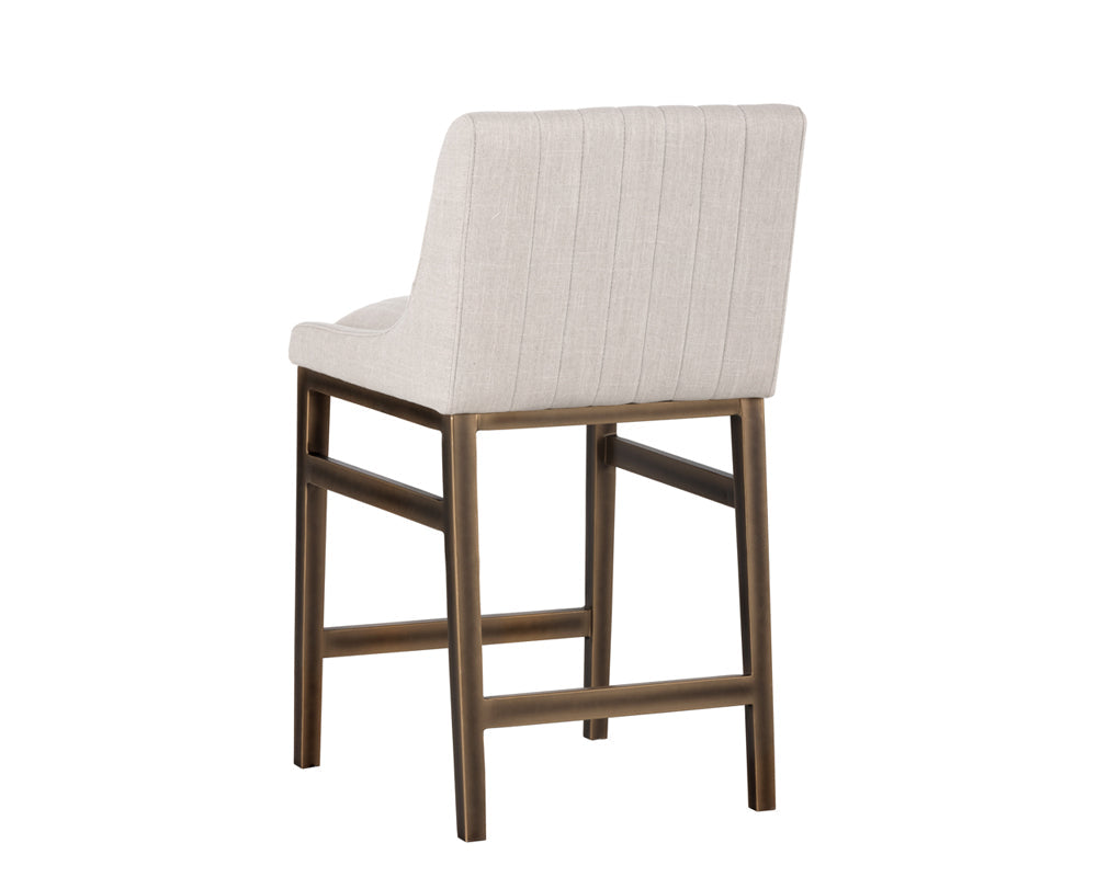 Halden Counter Stool - Beige Linen