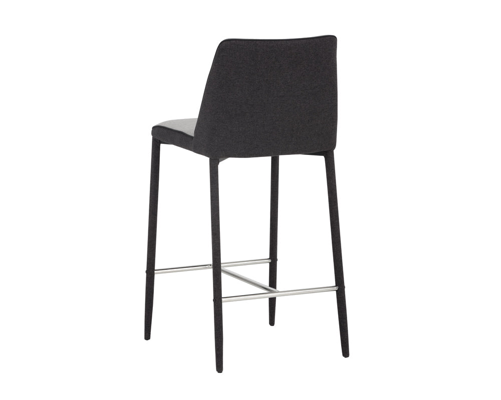 Renee Counter Stool - Armour Grey / Dark Slate