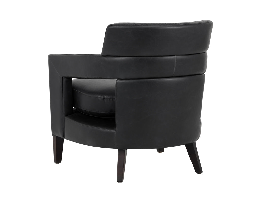 Bloor Lounge Chair - Coal Black