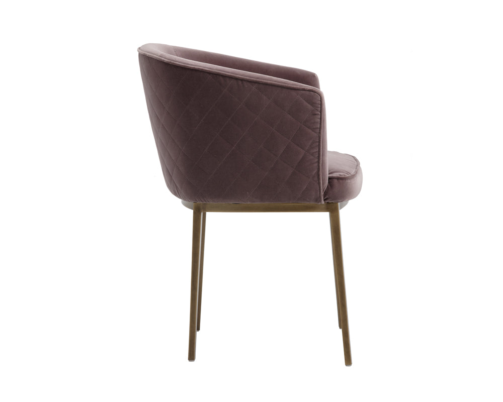 Cornella Dining Armchair - Blush Purple