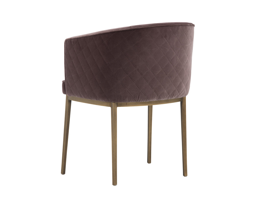 Cornella Dining Armchair - Blush Purple