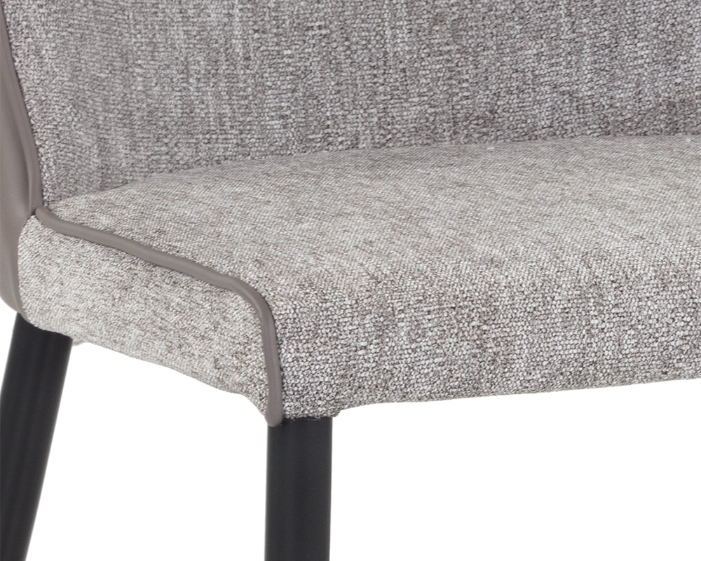 Klaus Dining Chair - Flint Grey / Napa Taupe