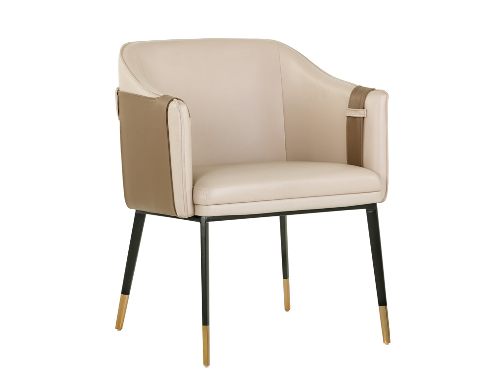 Carter Dining Armchair - Napa Beige / Napa Tan