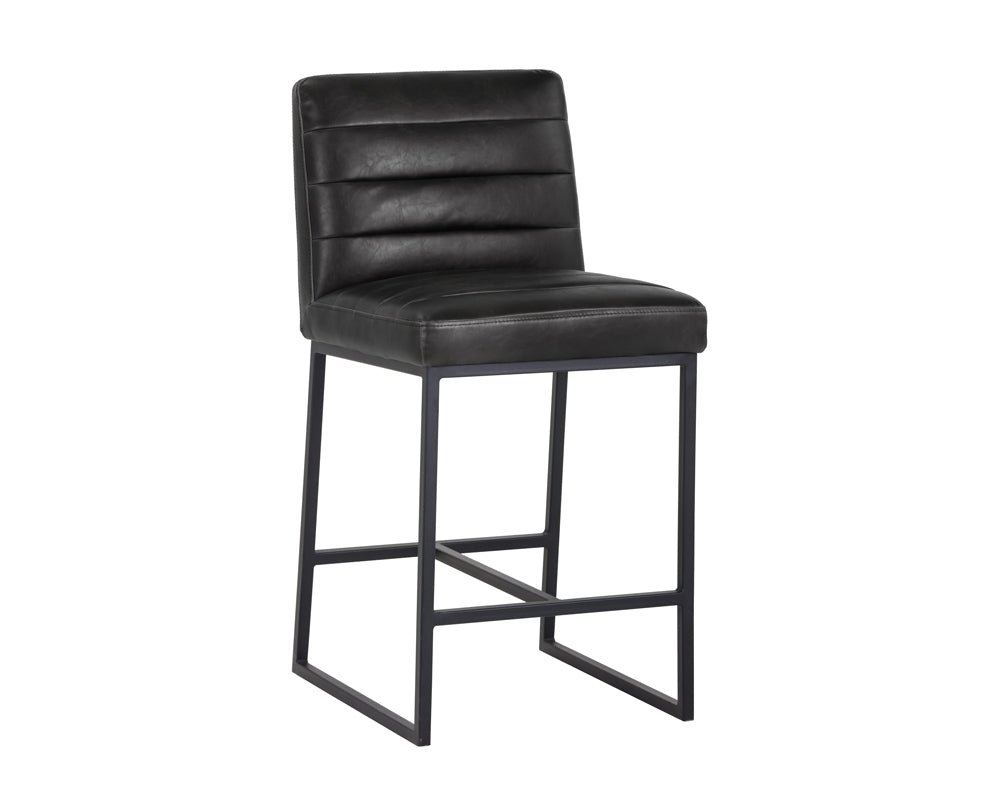 Spyros Counter Stool - Coal Black