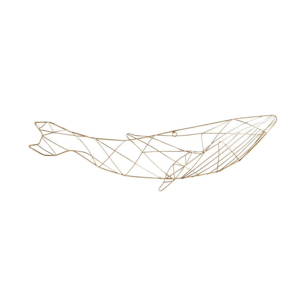 Whale Of A Wall Art, Gold