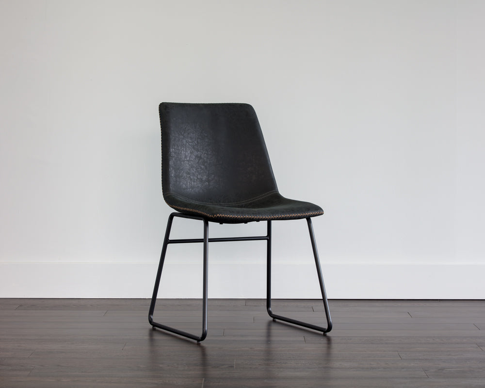 Cal Dining Chair - Antique Black