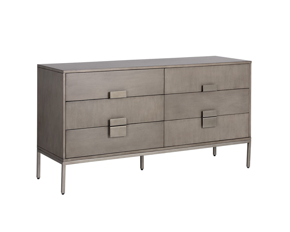 Jade Dresser - Antique Silver - Ash Grey