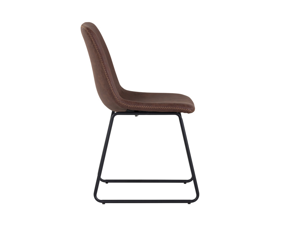 Cal Dining Chair - Antique Brown