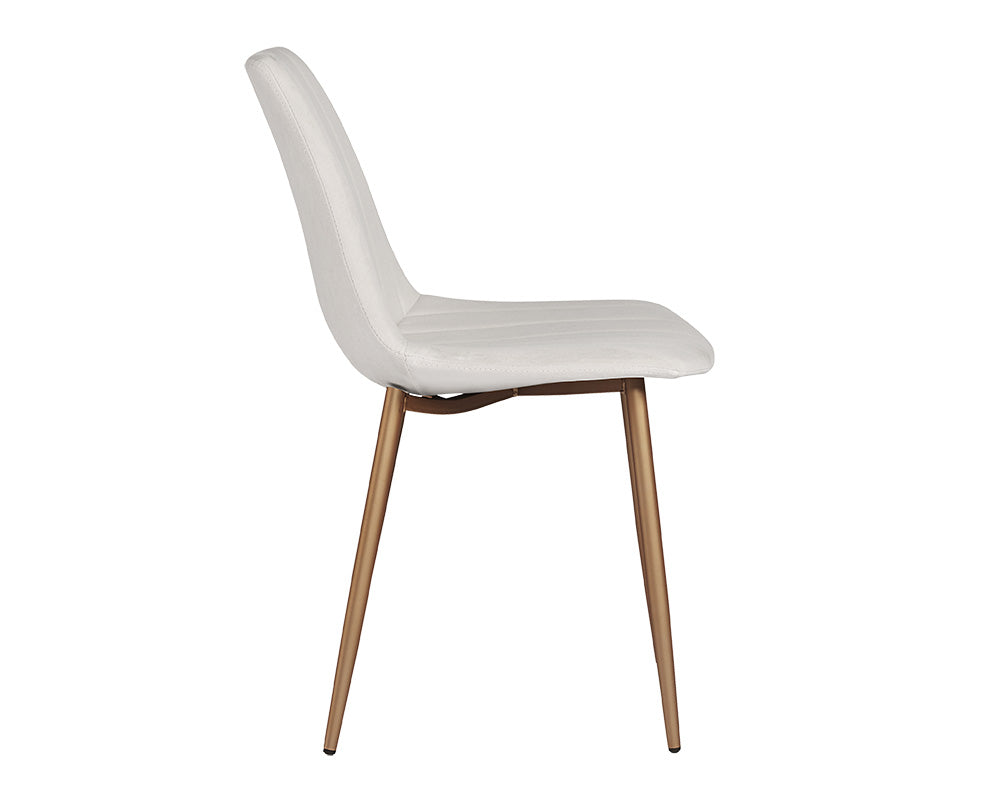 Drew Dining Chair - Champagne Gold - Antonio Linen