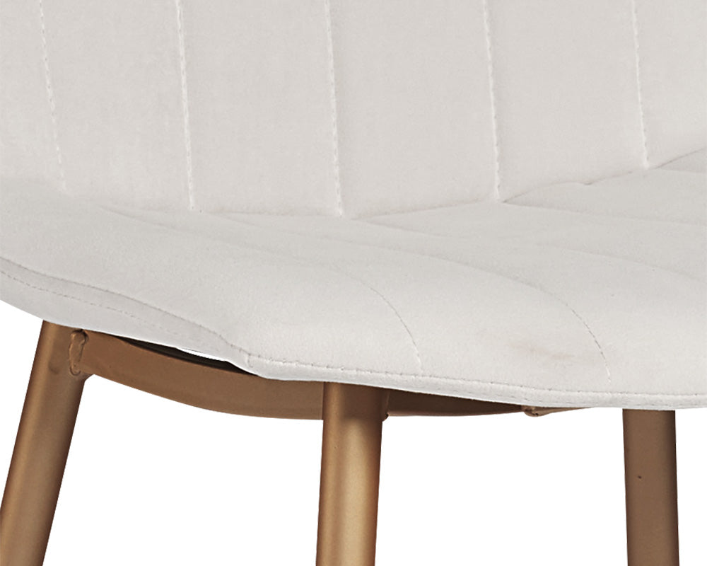 Drew Dining Chair - Champagne Gold - Antonio Linen