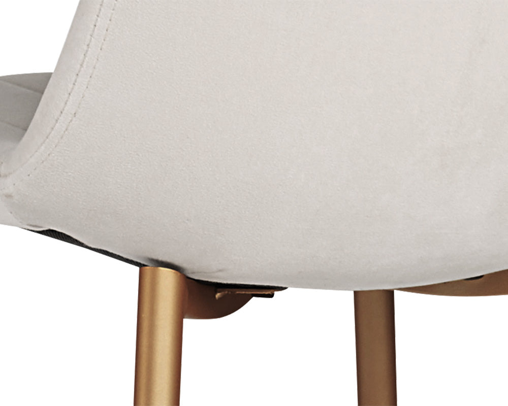 Drew Dining Chair - Champagne Gold - Antonio Linen