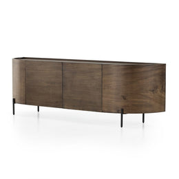 Lunas Media Console-Caramel Guanacaste