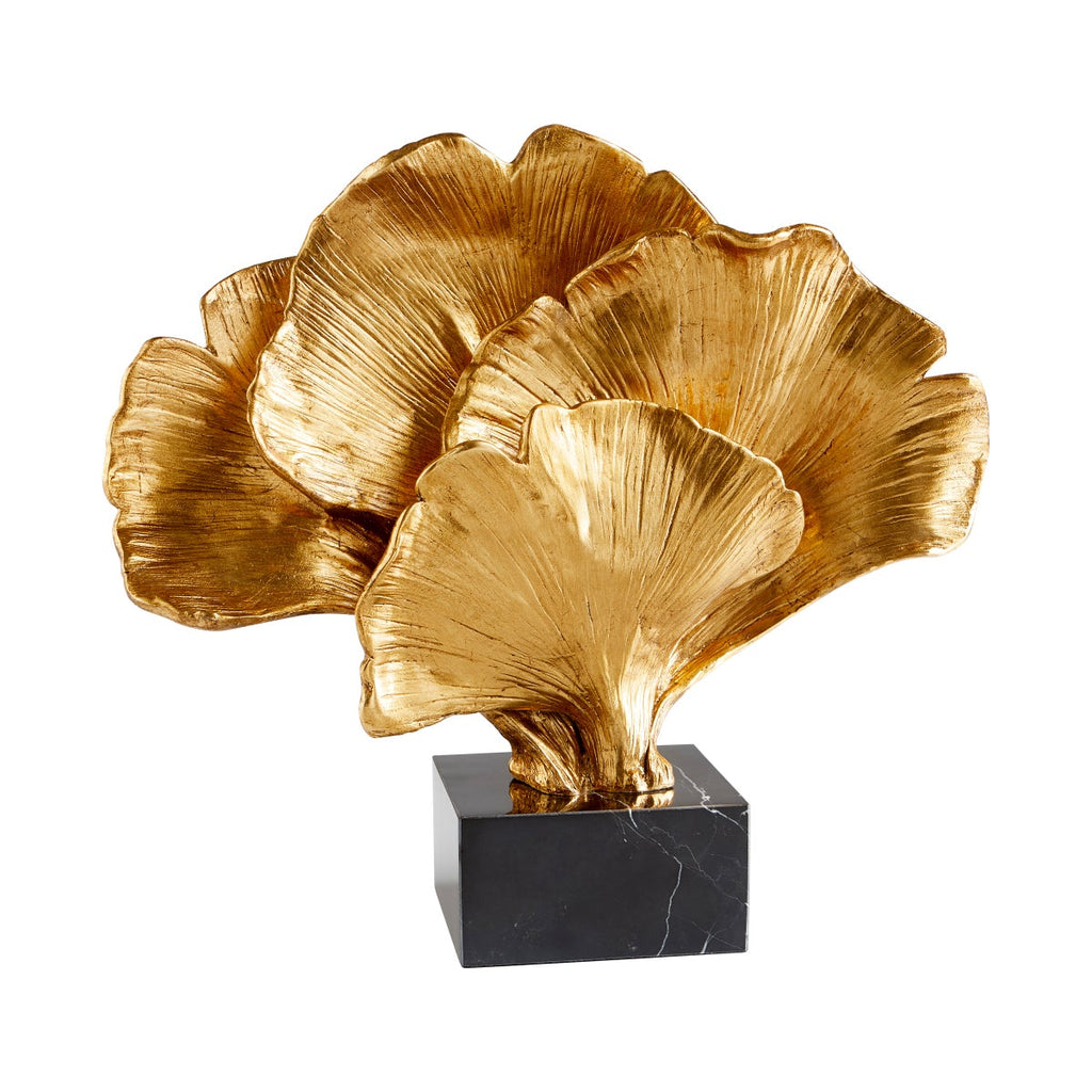 Gilded Bloom Sculpture, Gold