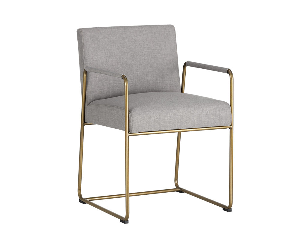 Balford Dining Armchair - Arena Cement