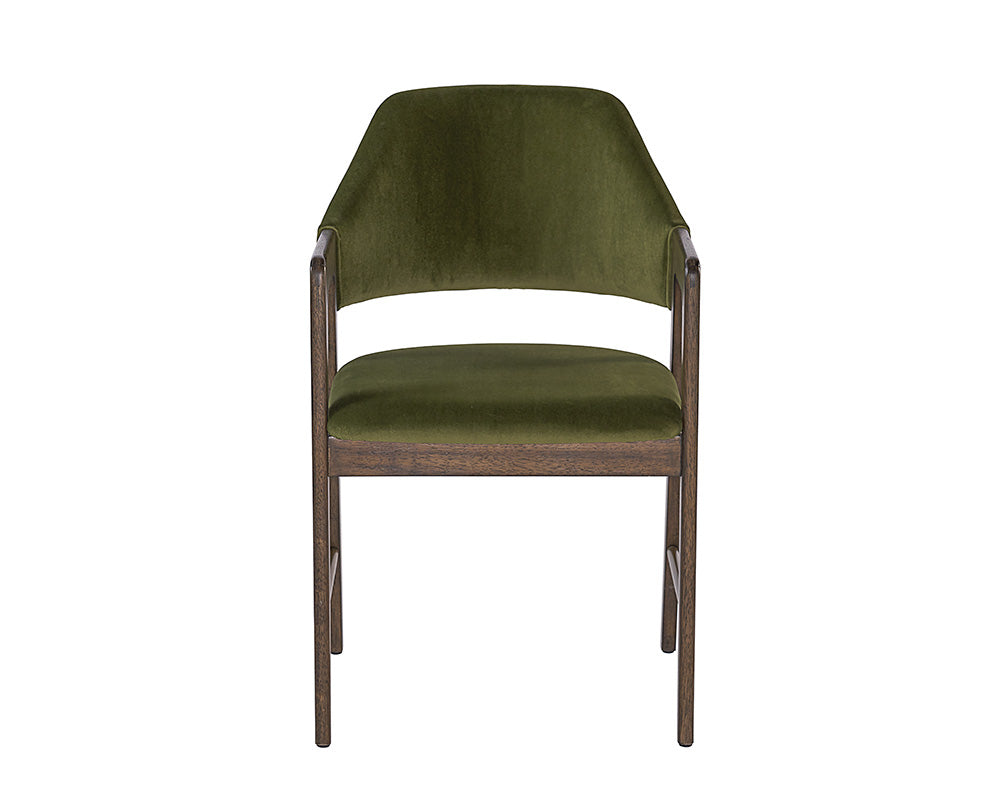 Milton Dining Armchair - Leo Olive