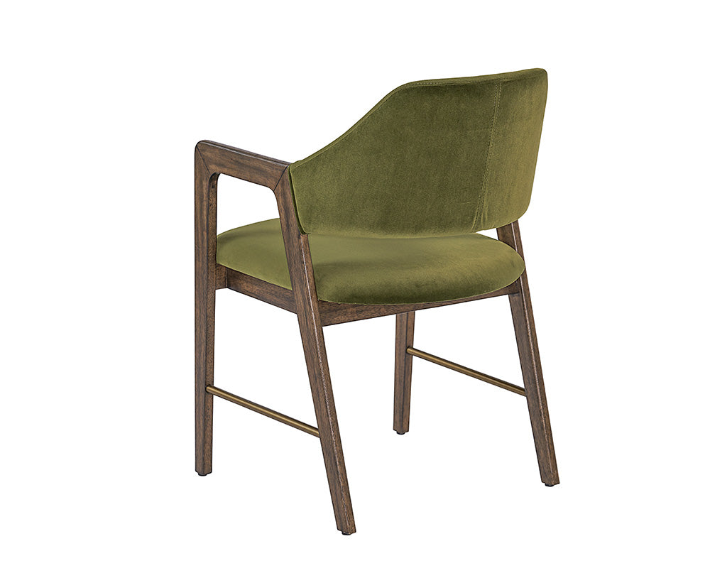 Milton Dining Armchair - Leo Olive