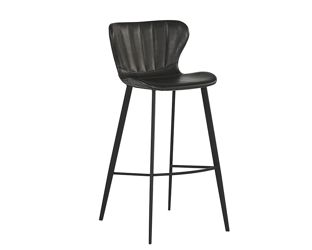 Arabella Barstool - Bravo Portabella / Polo Club Kohl Grey