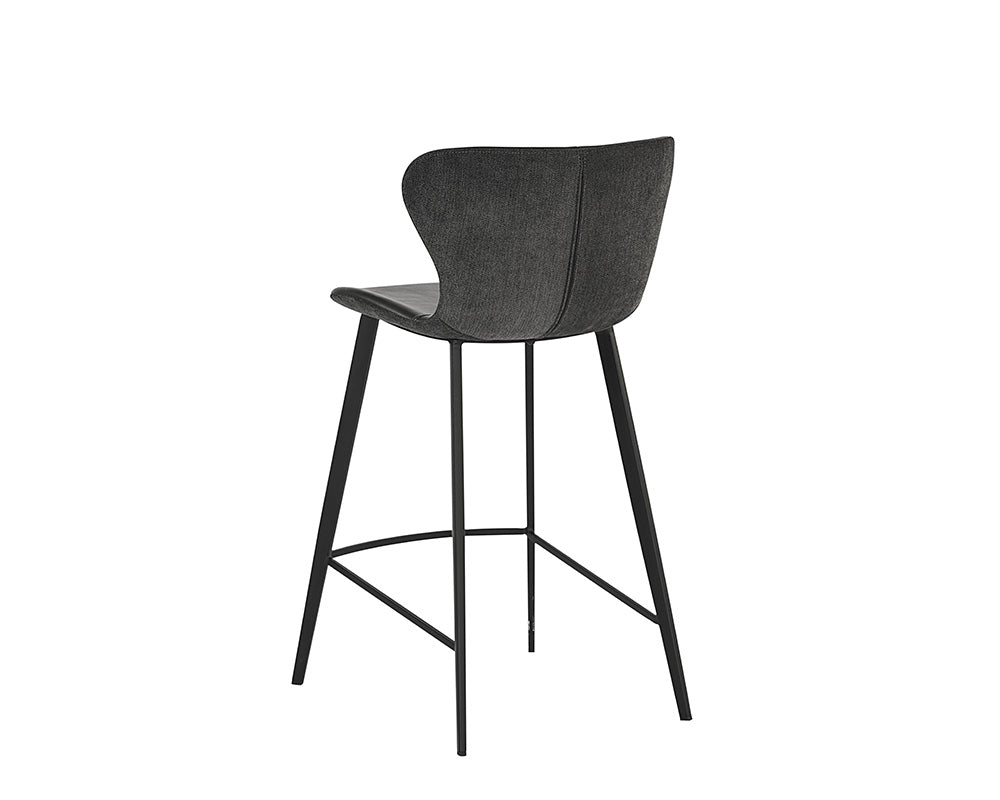 Arabella Counter Stool - Bravo Portabella / Polo Club Kohl Grey