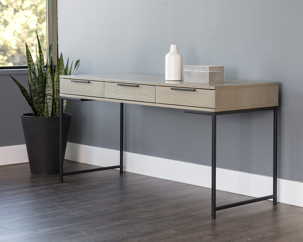 Rebel Desk - Black - Taupe