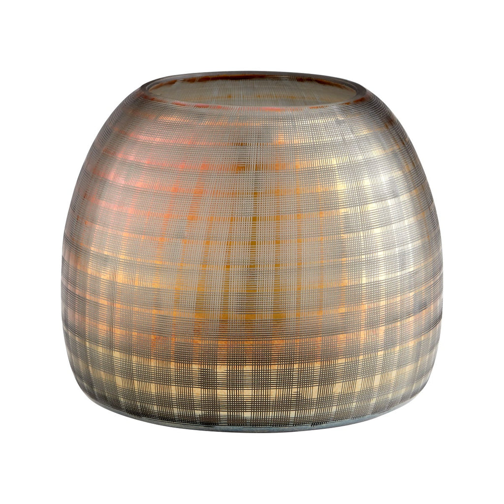 Gradient Grid Vase-Medium