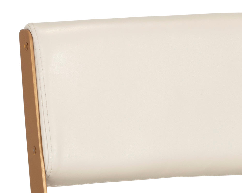 Davis Office Chair - Champagne Gold - Castillo Cream