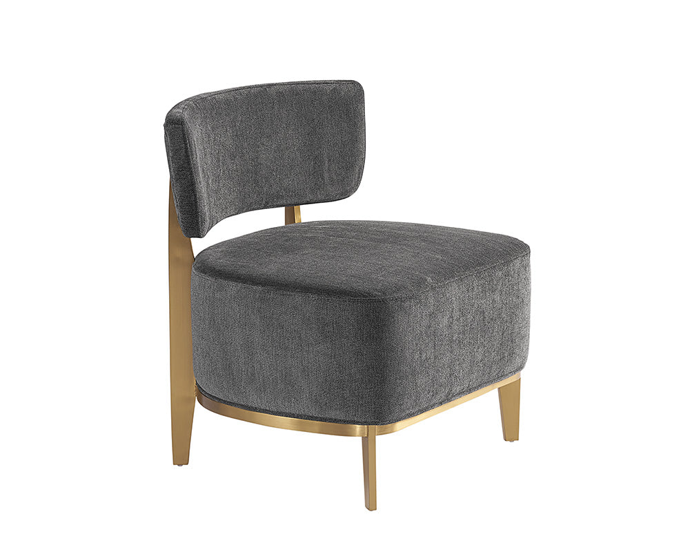 Melville Lounge Chair - Polo Club Kohl Grey