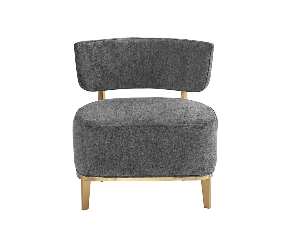 Melville Lounge Chair - Polo Club Kohl Grey