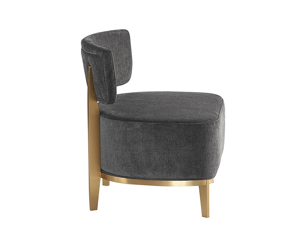 Melville Lounge Chair - Polo Club Kohl Grey