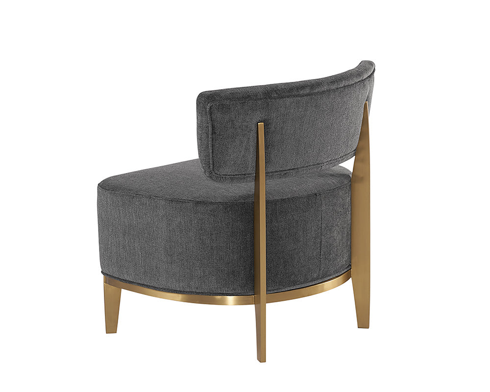 Melville Lounge Chair - Polo Club Kohl Grey