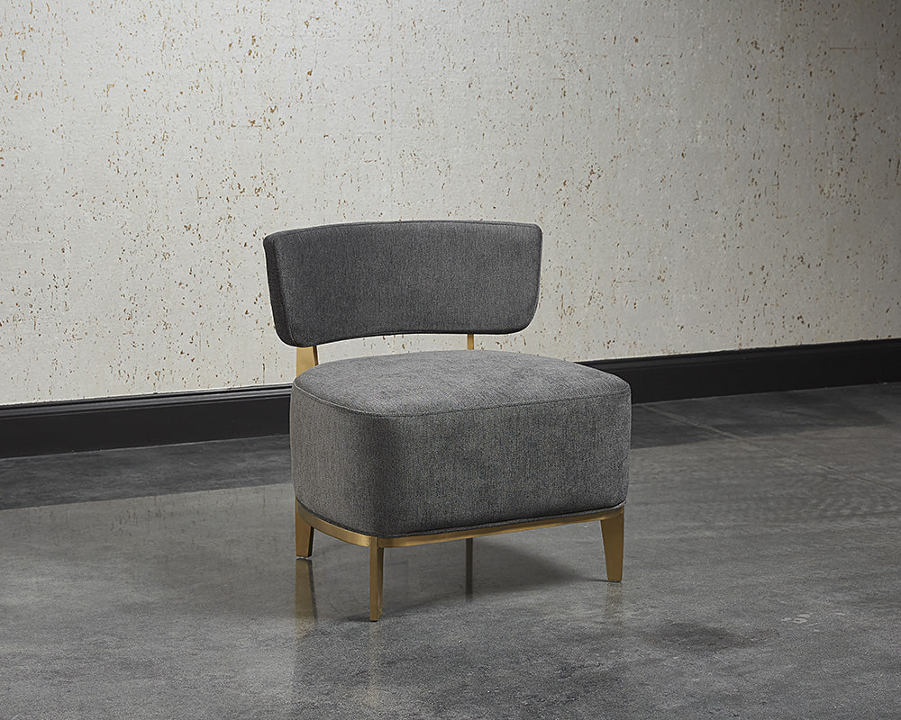 Melville Lounge Chair - Polo Club Kohl Grey