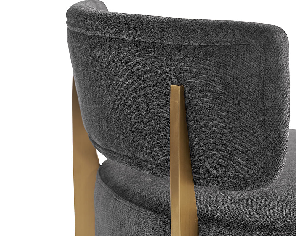 Melville Lounge Chair - Polo Club Kohl Grey