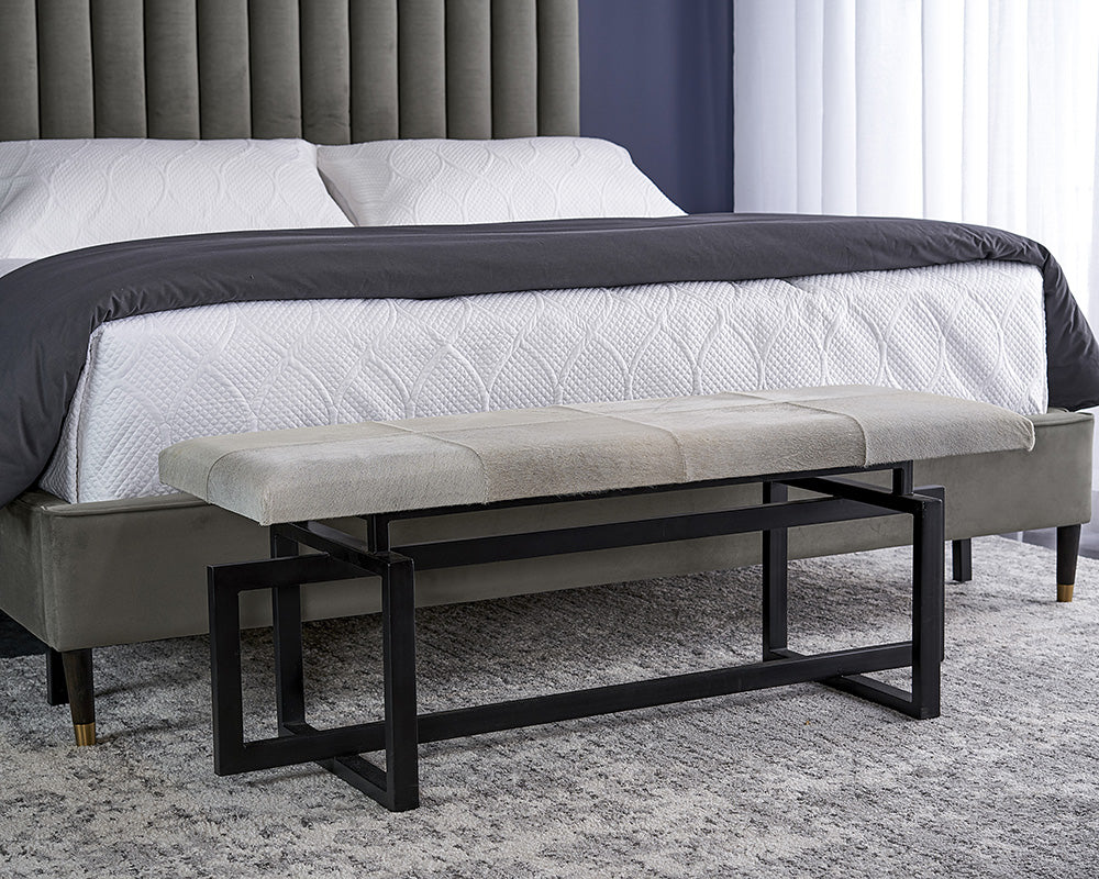 Pilar Bench - Grey