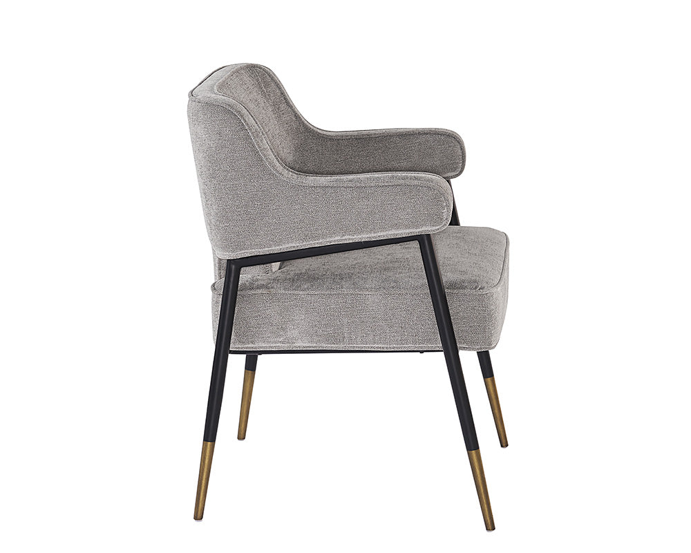 Derome Dining Armchair - Polo Club Stone