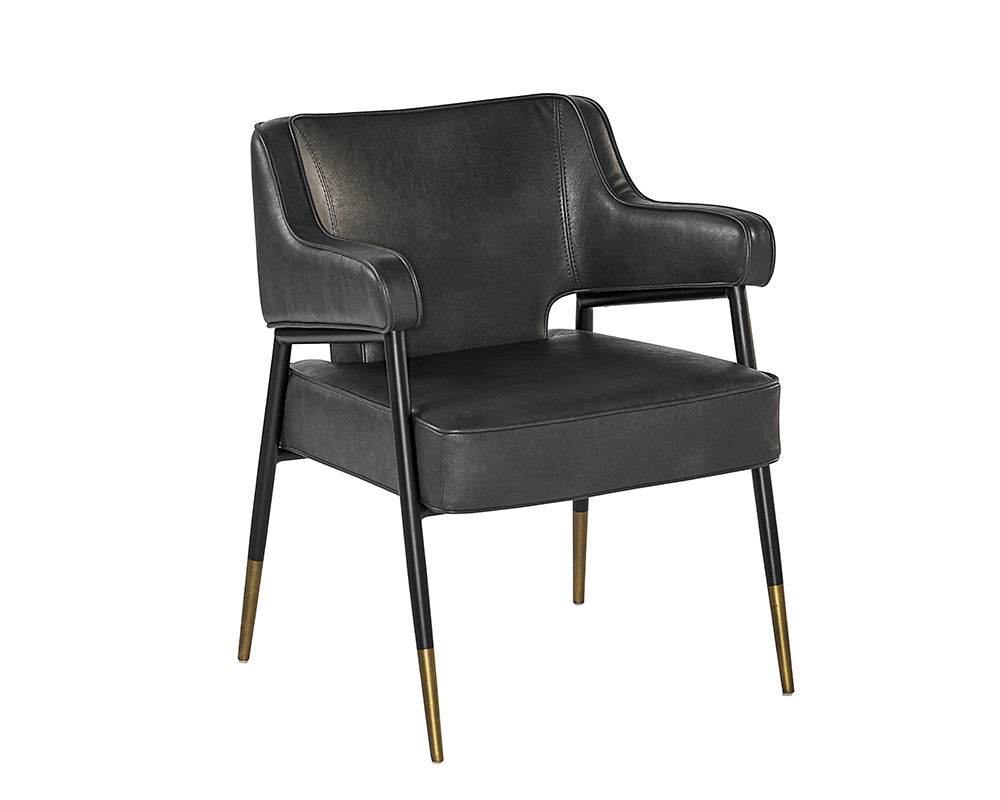 Derome Dining Armchair - Bravo Portabella