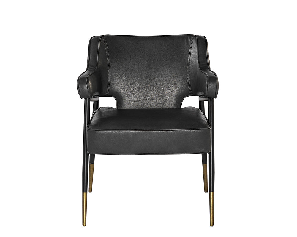 Derome Dining Armchair - Bravo Portabella