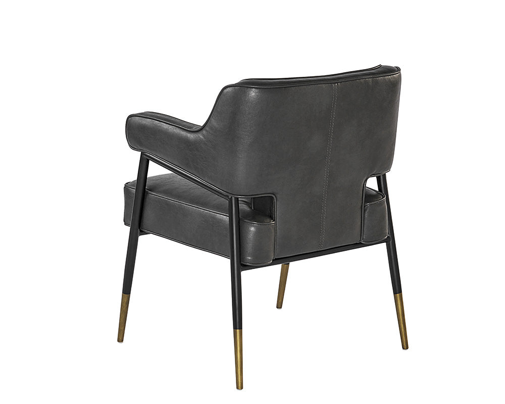 Derome Dining Armchair - Bravo Portabella