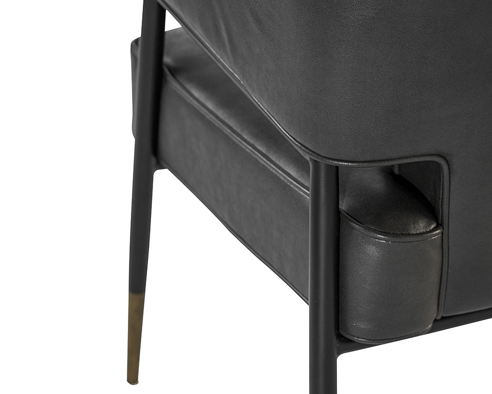 Derome Dining Armchair - Bravo Portabella