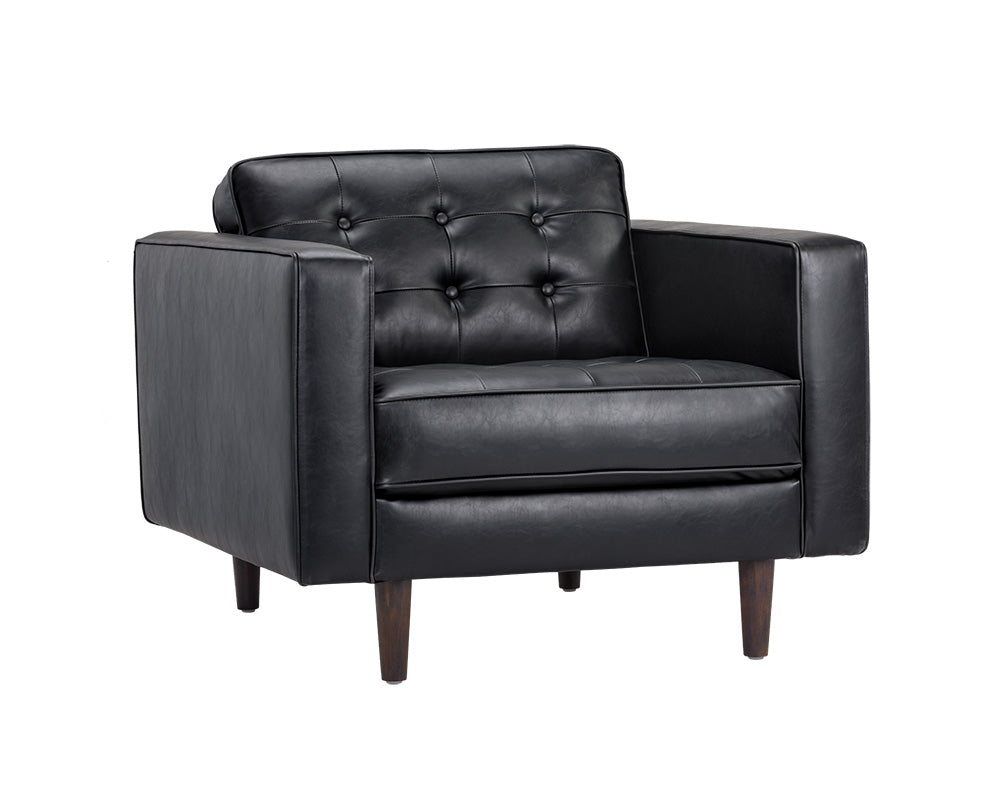 Donnie Armchair - Coal Black