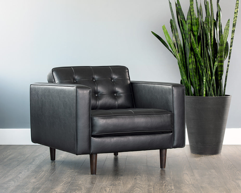 Donnie Armchair - Coal Black