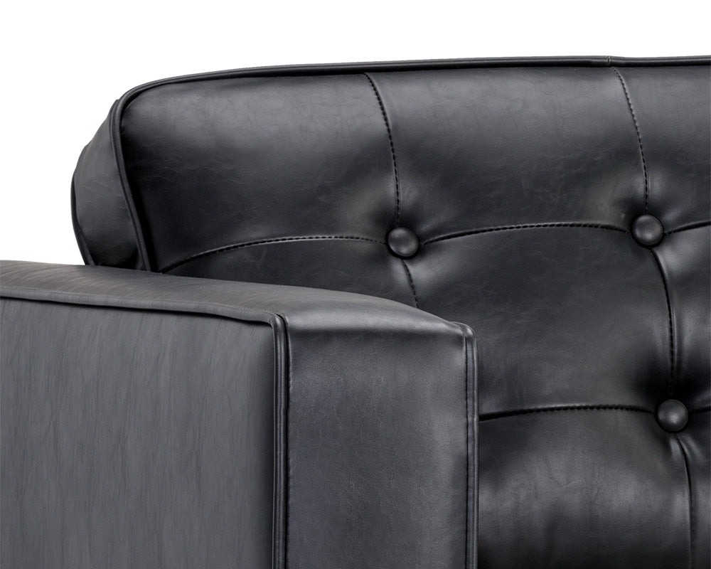 Donnie Armchair - Coal Black