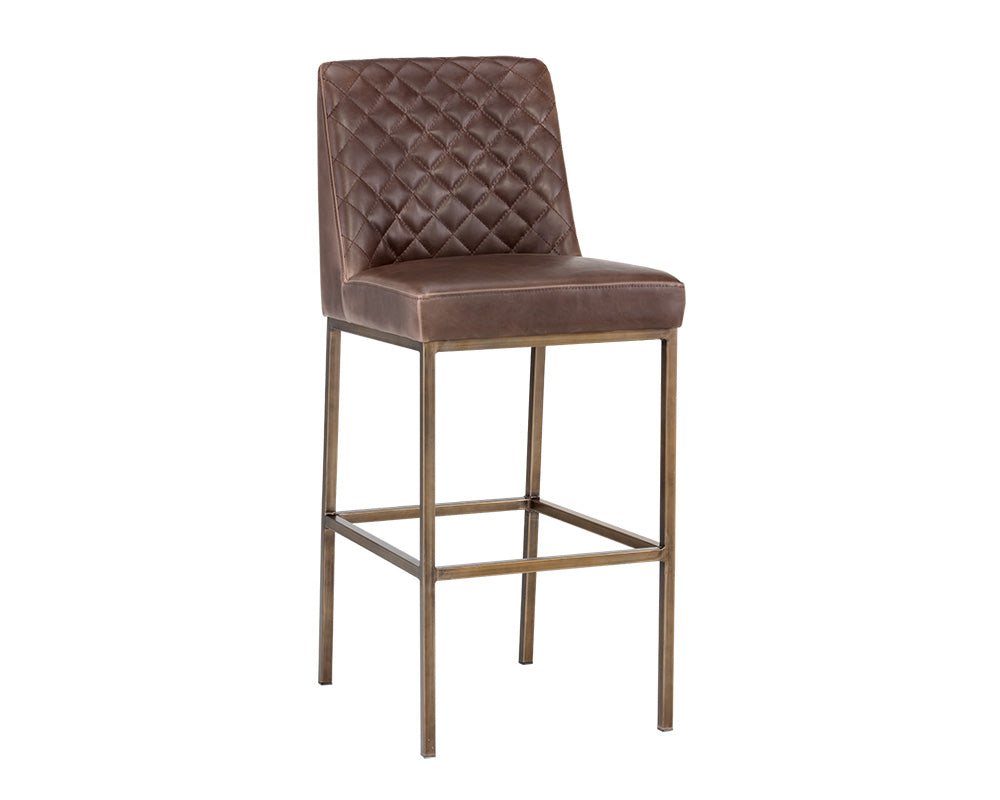 Leighland Barstool - Havana Dark Brown