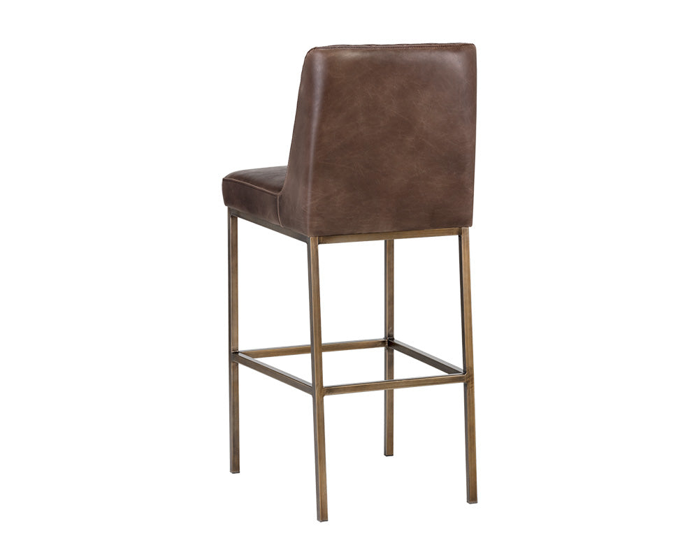 Leighland Barstool - Havana Dark Brown