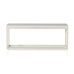 Maximus Bench-White Concrete by Four Hands