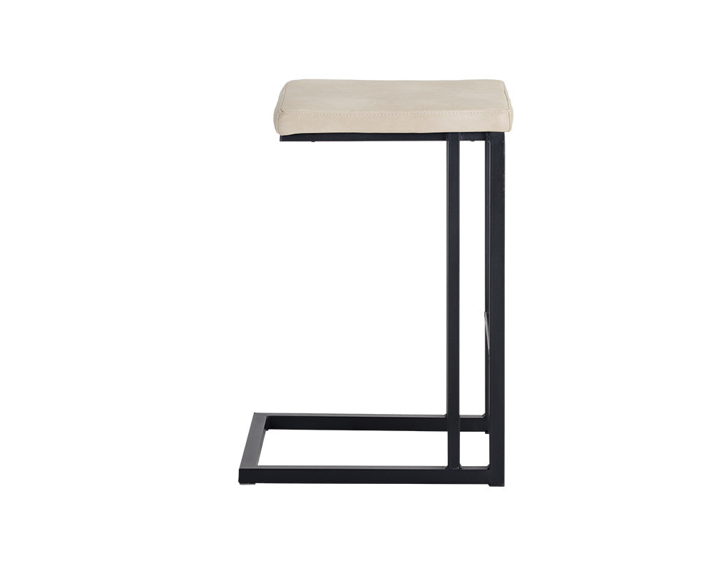 Boone Counter Stool - Black - Bravo Cream